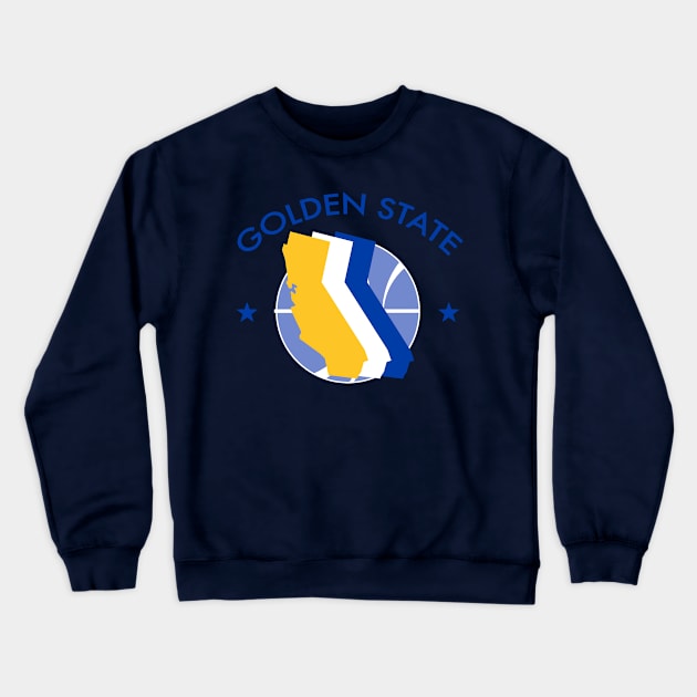 Golden State Crewneck Sweatshirt by mikelcal